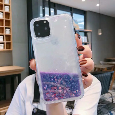 Coque Sparkle TPU Quicksand pour iPhone