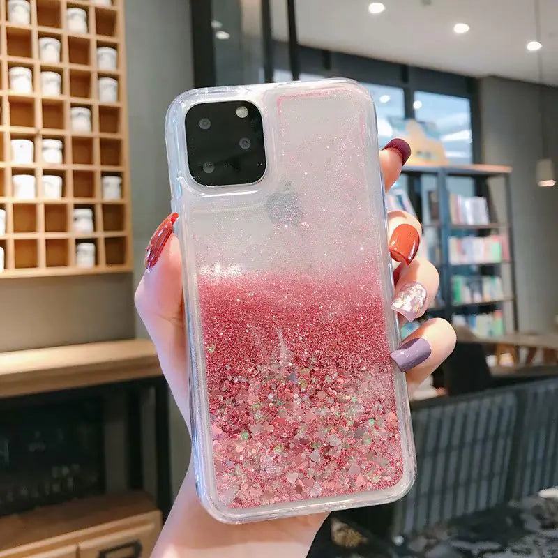 Coque Sparkle TPU Quicksand pour iPhone