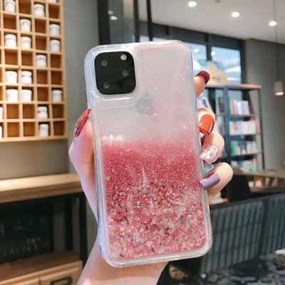 Coque Sparkle TPU Quicksand pour iPhone