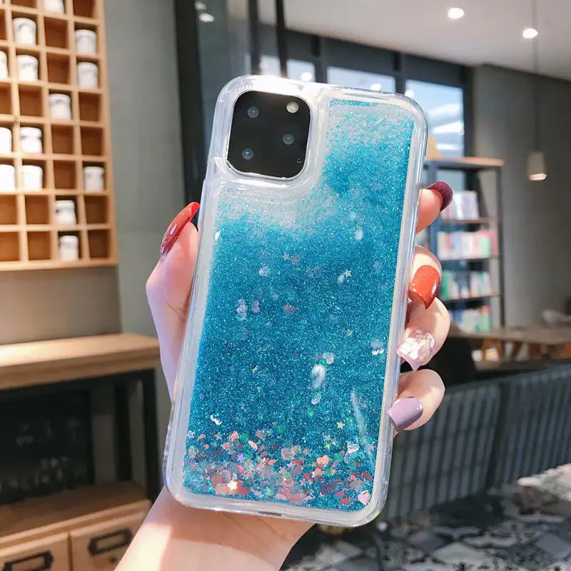 Coque Sparkle TPU Quicksand pour iPhone