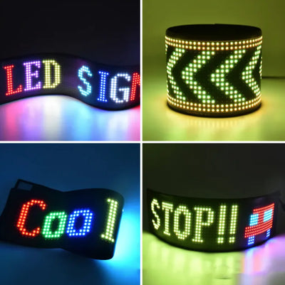 Flexible Wireless LED Car Display Screen