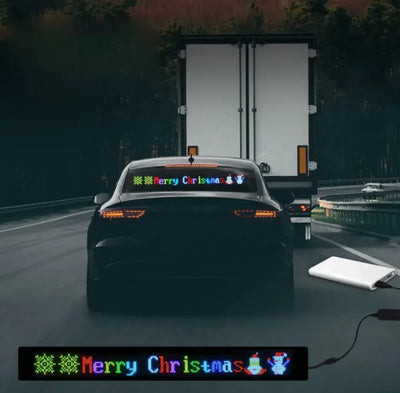 Flexible Wireless LED Car Display Screen